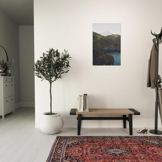 Lake view frame poster