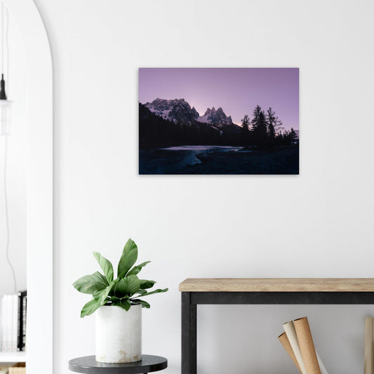 Indigo Sky | metal poster - Linked Frame