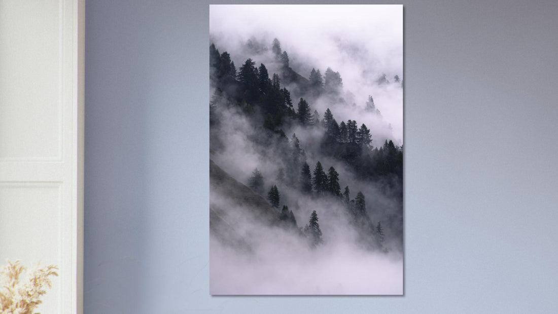 Original photography print on metal | Fadaia Forest Mountains