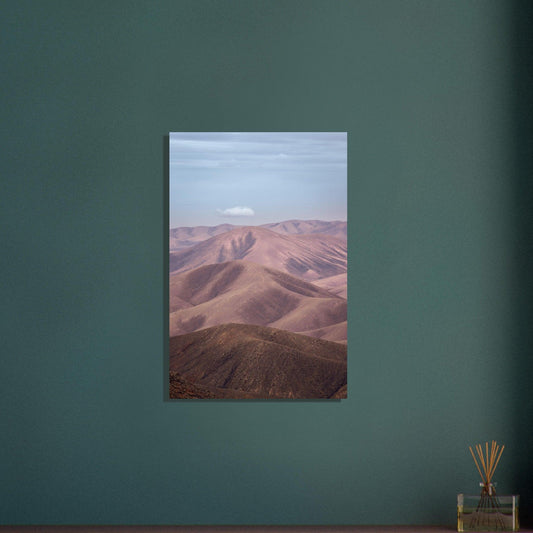 desert mountain frame poster